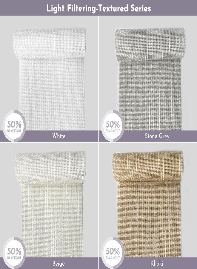Graywind Vertical Blinds Privacy Reversible Blackout Vertical Blind Track Slats Set for Home Office (Fabric Samples) - Image 5